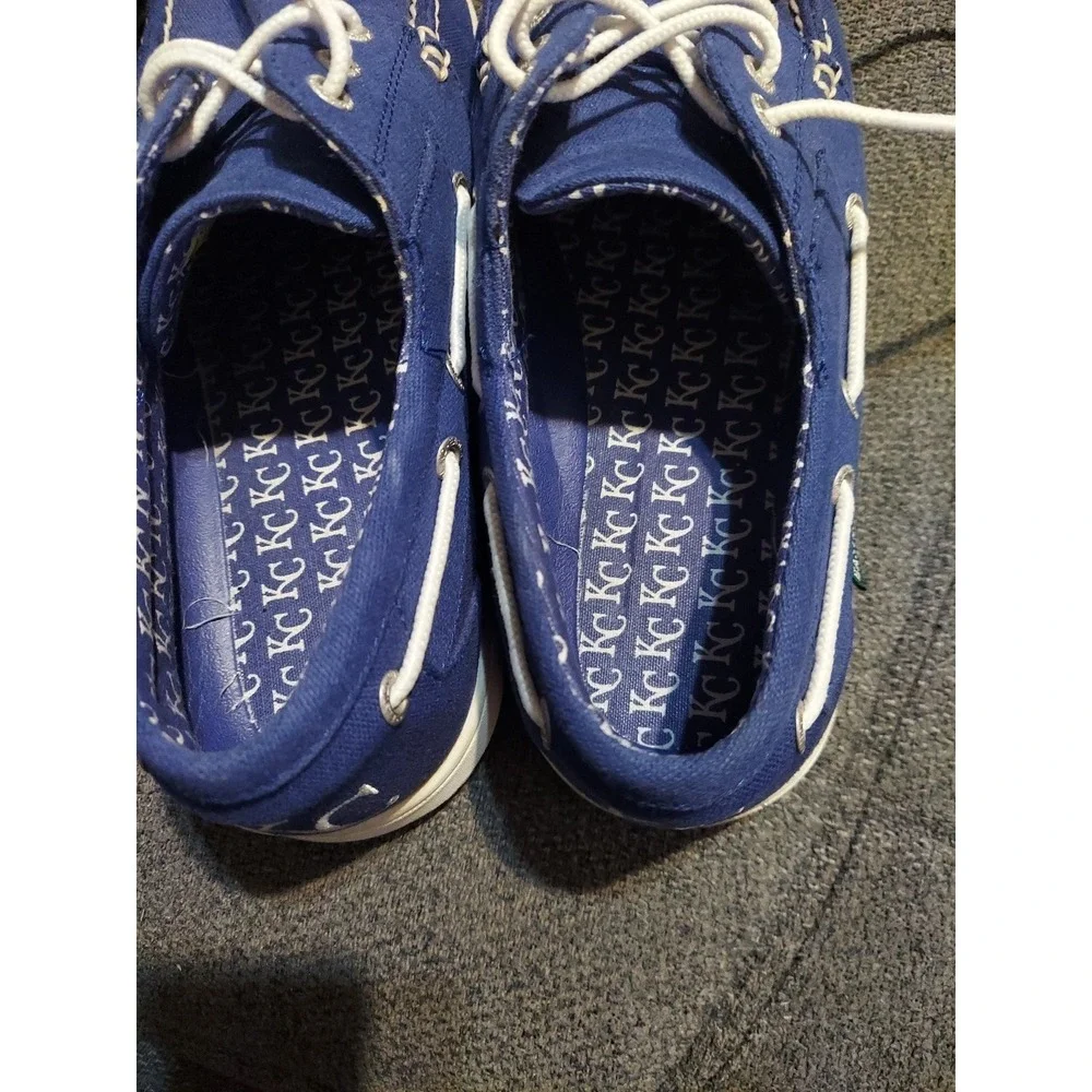 Kansas City Royals Mens Blue Boat Shoes 11D MLB Navy‎ blue Eastland Adventure